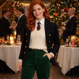 J. Crew, Emerald/Hunter Green Corduroy, slim fit pants, 27P